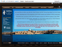 Tablet Screenshot of fortinasparesort.com